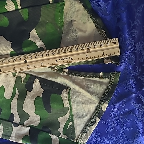 NWT 🪖 Pet Cargo Jacket - Dog Classic Camo Military Fatigues w/ Hood Size Medium - Picture 12 of 16